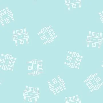 Machine for closed boxes line seamless pattern Stockillustratie