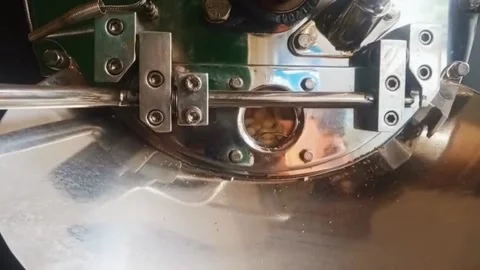 Machine Coffe Roasting Stock Footage 168066139