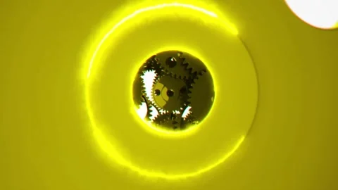 Machine Cogs Unveil Chroma 8 Video stock 276127778