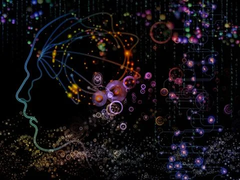 Machine Consciousness Background イラスト素材