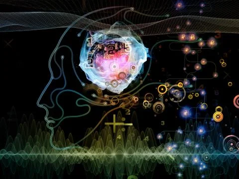 Machine Consciousness Background イラスト素材