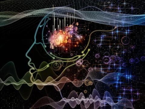 Machine Consciousness Background イラスト素材