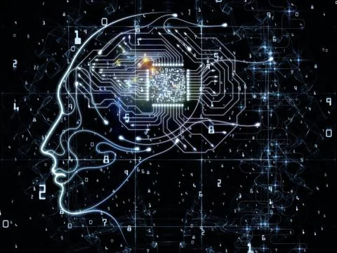 Machine Consciousness Mechanism Stock Illustration