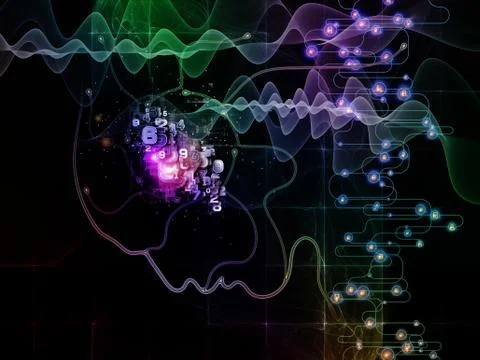 Machine Consciousness Processing Stock Illustration