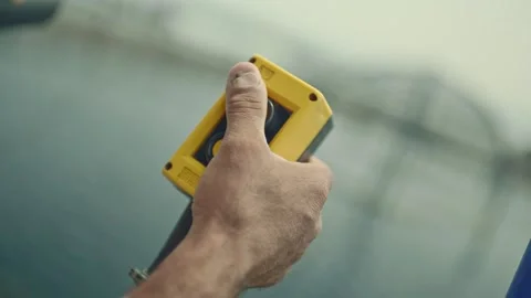 Machine control button. Stock Footage 170012534