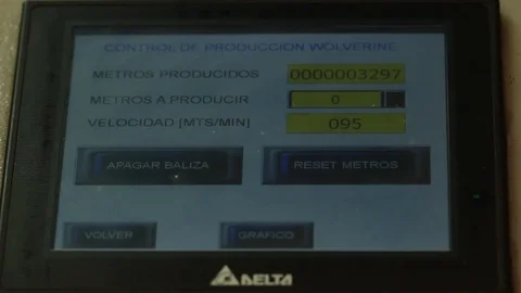 Machine control panel Stock Footage 77053168