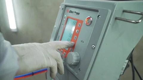 Machine control panel Stock Footage 139047944
