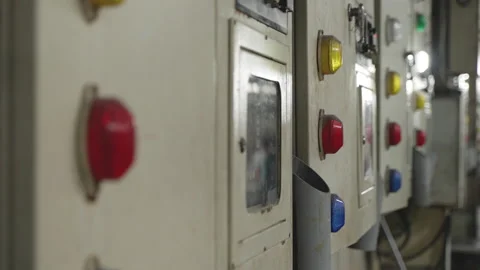 Machine Control Panels in Vietnam's Dyeing Industry Video stock 247413586