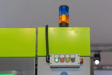 Machine Control Push Buttons Stock Photos