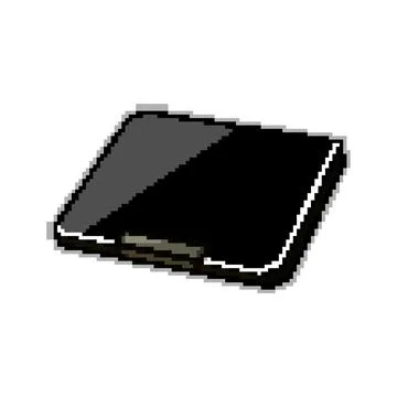 Machine cooling pad pixel art vector illustration Stock-Illustration