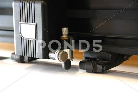 Machine cut stickers Stock Photos