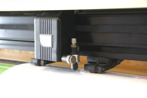 Machine cut stickers Stock Photos