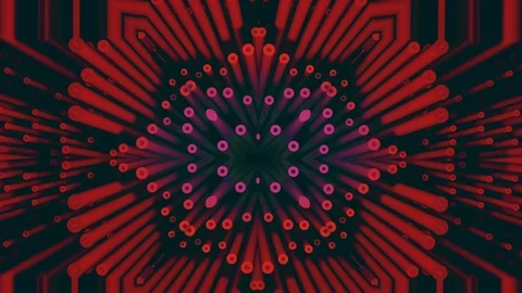Machine like cylinder animated background with organic movements Vídeo Stock 104453829