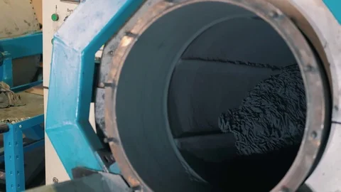 Machine for deburring parts Stock Footage 84768842