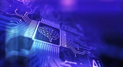 Machine Deep learning algorithms, Artificial intelligence, AI, Automation a.. Stock Illustration