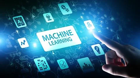 Machine Deep learning algorithms, Artificial intelligence AI , Automation and Stock Photos