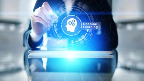 Machine Deep learning algorithms, Artificial intelligence, AI, Automation and 스톡 사진