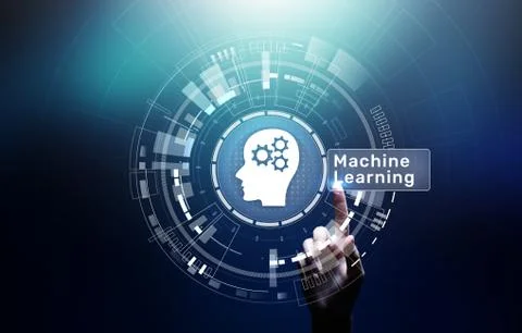 Machine Deep learning algorithms, Artificial intelligence, AI, Automation and Foto stock