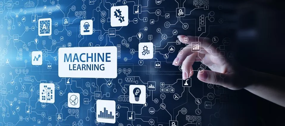 Machine Deep learning algorithms, Artificial intelligence, AI, Automation and 写真素材