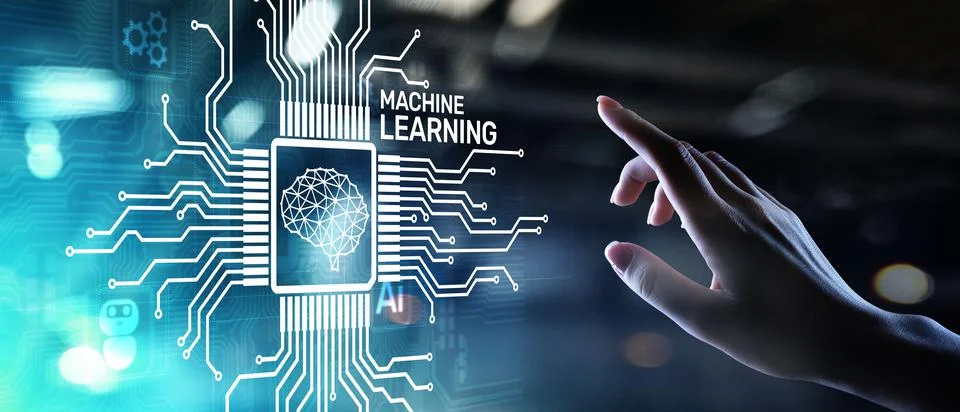Machine Deep learning algorithms, Artificial intelligence, AI, Automation and Stock Photos