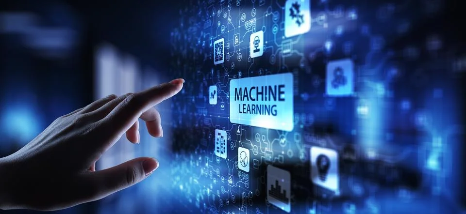 Machine Deep learning algorithms, Artificial intelligence, AI, Automation and Stock Photos