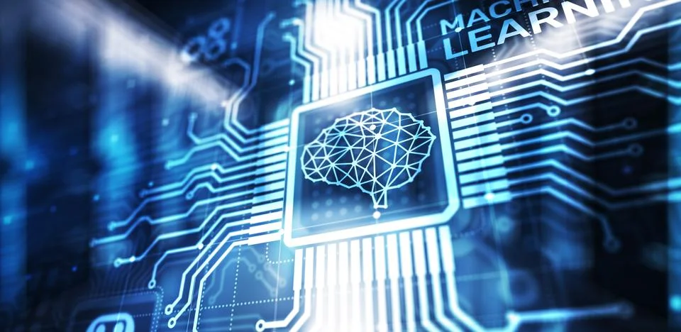 Machine Deep learning algorithms, Artificial intelligence, AI, Automation and Stock Photos