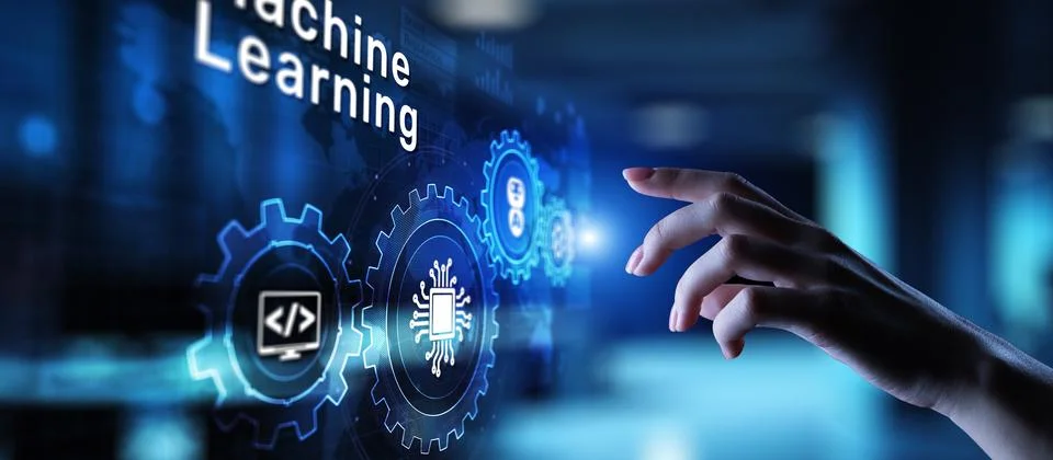 Machine Deep learning algorithms, Artificial intelligence, AI, Automation and Stock-Fotos