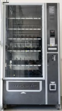 A machine for dispensing sweets in which there is nothing Foto stock