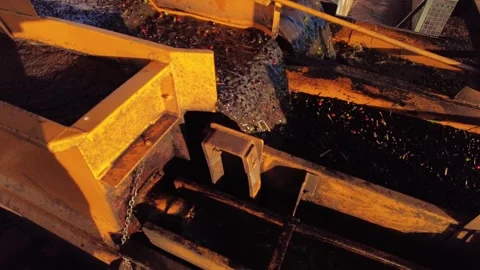 Machine does the Washing and sorting of freshly harvested coffee beans Stock-Footage 314627143