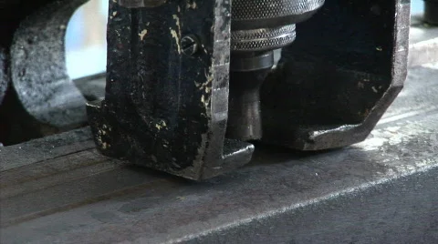 Machine Drilling 10b hd30 Stock-Footage 547329