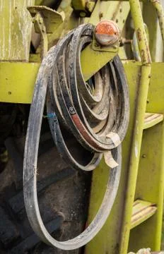 Machine Drive Belts Stock Photos