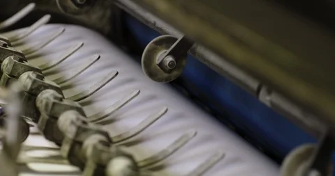 The machine during work in the printing house. Stock Footage 113879592