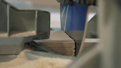 Machine Electronic Table Saw, Wood Work. 스톡 동영상 72533488