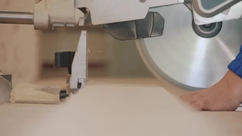 Machine Electronic Table Saw, Wood Work. Stockbeeldmateriaal 72533542