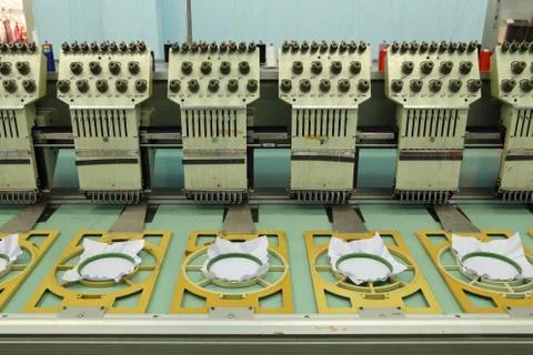 Machine embroider Stock Photos