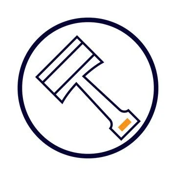 Machine, equipment, piston icon Stock Illustration