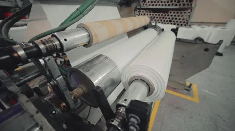 Machine on the factory Stock Footage 65877669