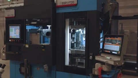 Machine at the factory Stock-Footage 346413197