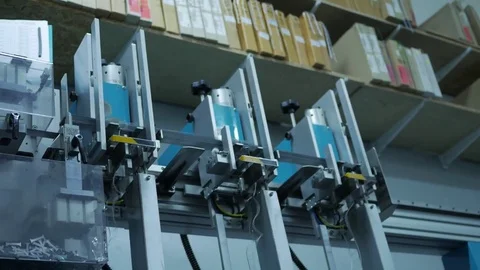 Machine factory working Stock Footage 69775821