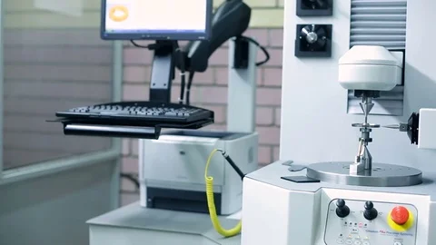 A machine with a gear at the factory Stock Footage 72323595