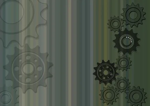 Machine gear Stock Illustration