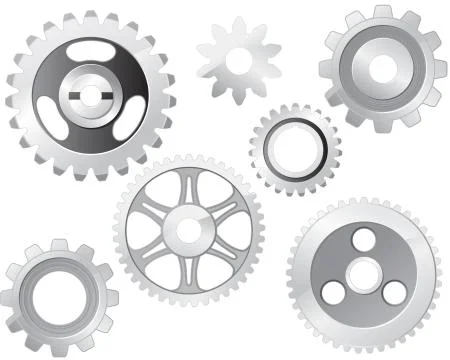 Machine gear wheel Stock-Illustration