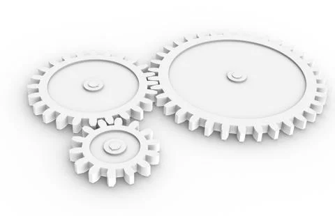 Machine Gears Stock Illustration