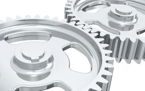 Machine Gears Stock Illustration