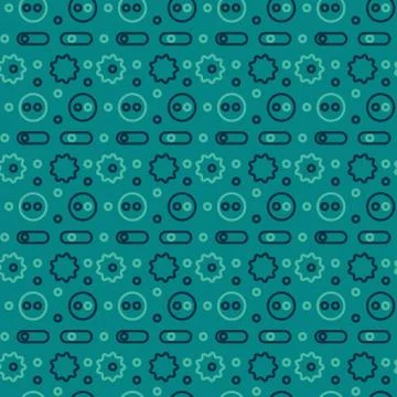 Machine gone mad pattern seamless design 库存插图