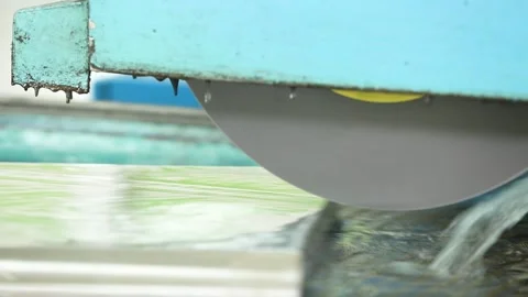 Machine grinds the surface of a metal workpiece Stock Footage 162913393