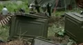 Machine gun and bullets on the battlefield HD Footage