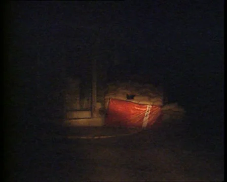 Machine-gun emplacement in the street 動画素材 8693095