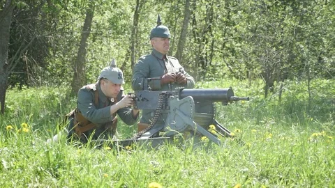 Machine Gun HD Video stock 78144665