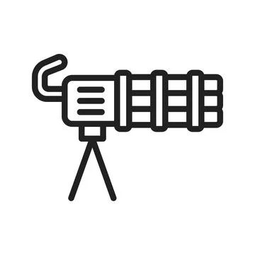 Machine Gun icon vector image. Stock Illustration